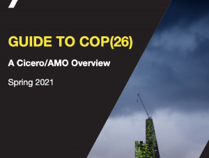 Guide to COP26, a Cicero/AMO Overview